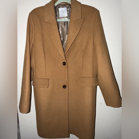 Mango LAPELLED STRAIGHT-CUT COAT - Picture 10 of 10